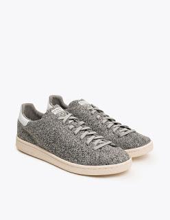 Knit One, Purl Two Forever:  Adidas Originals Stan Smith PK Multi Grey Sneakers