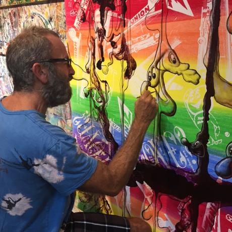 In the Studio with Kenny Scharf