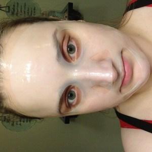 Fango Essenziali Moisture Treatment Sheet Mask on face
