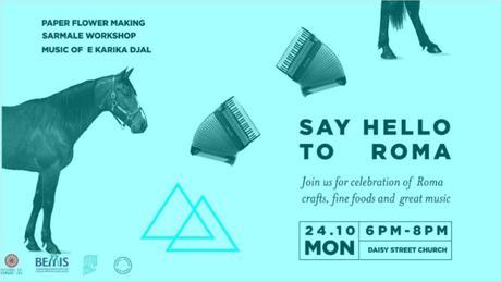 Event: Say Hello to Roma, Glasgow Monday 24th October 6-8pm