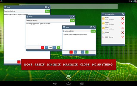 Floating Apps (multitasking) v3.7.0a APK Floating Apps (400titasking) - screenshot