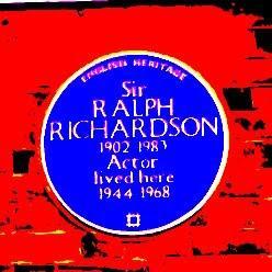 #plaque366 #Halloween Special: Ralph Richardson