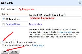 Open All External Links In New Tab In Blogger