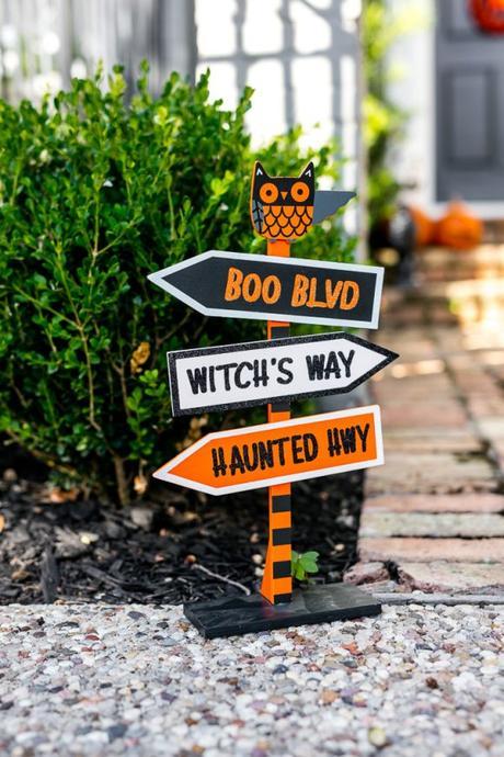 Amy Havins shares how she decorated her home with halloween items from Target.