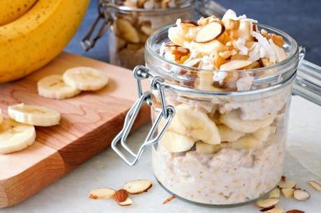 Peanut Butter Banana, Protein-Packed Overnight Oats