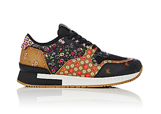 The Flowers Change Colors For Fall:  Givenchy Floral-Print Leather and Mesh Sneakers