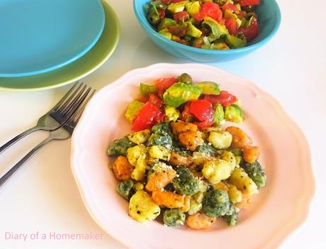 Tri-Colour Gniocchi Pasta