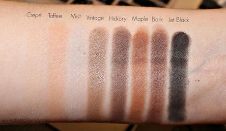 Some of the matte shadows from Lorac's Mega Pro 3