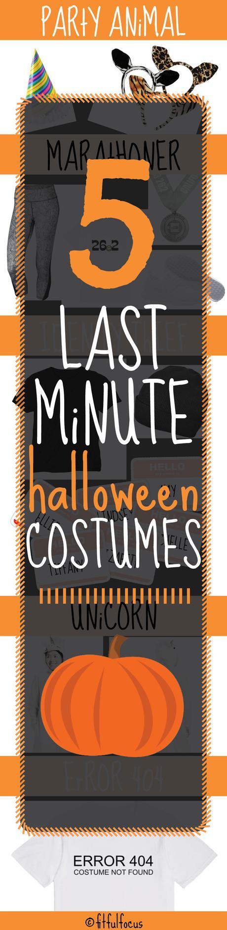 Five Last Minute Halloween Costumes