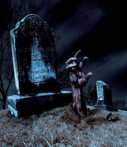 Zombie Rising from the Grave by Diane Diederich