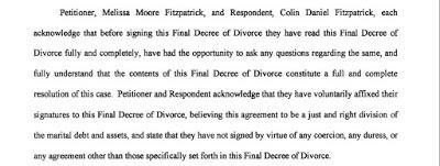 Two divorce cases: Summer White and Melissa Moore