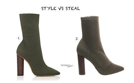 Style Vs Steal: Yeezy Season 2 Block Heel Boots