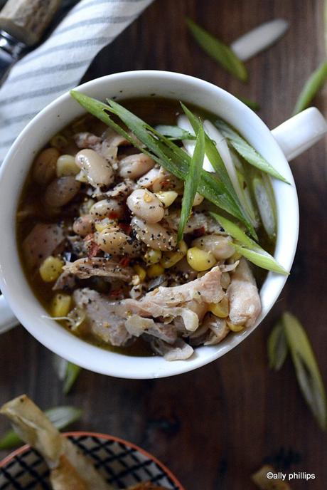 chicken fajita slow cooker soup