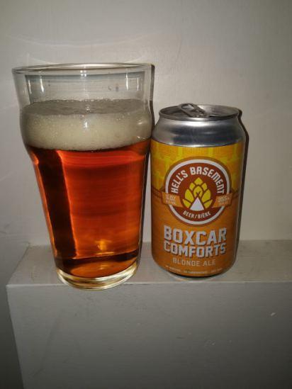 Boxcar Comforts Blonde Ale – Hell’s Basement Brewery