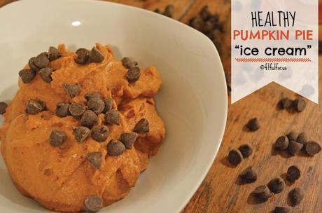 Healthy Pumpkin Pie “Ice Cream” (vegan, gluten free, paleo)