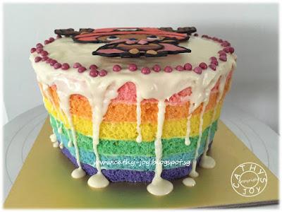 'One Piece' Chopper Rainbow Cake