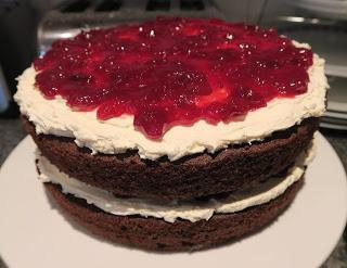 Cherry & Nutella Chocolate Cake: GBBO The Final!