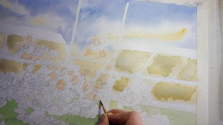 New Rugby Watercolour Print Tutorial