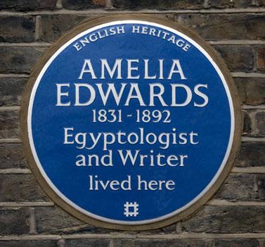 #plaque366 Amelia Edwards