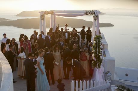 Dream Hindu destination  wedding in Santorini
