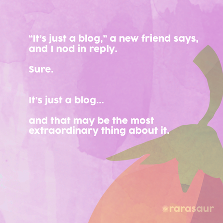 it’s just a blog