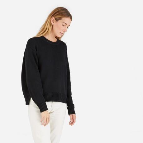 cotton crewneck sweater