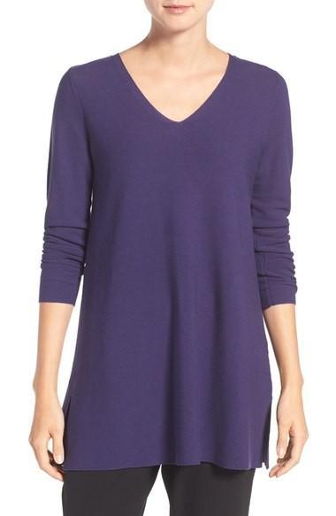 cotton v-neck tunic