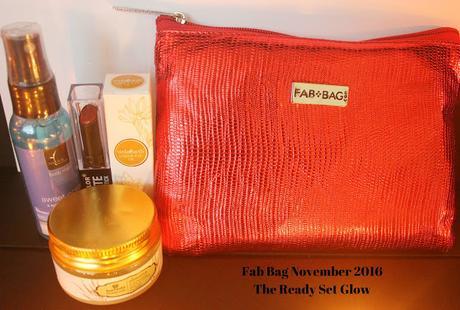 FAB BAG NOVEMBER 2016- THE READY SET GLOW REVIEW