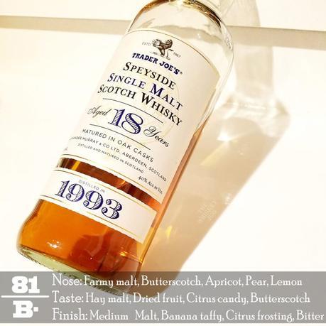 1993 Trader Joe’s Speyside 18 Years Review