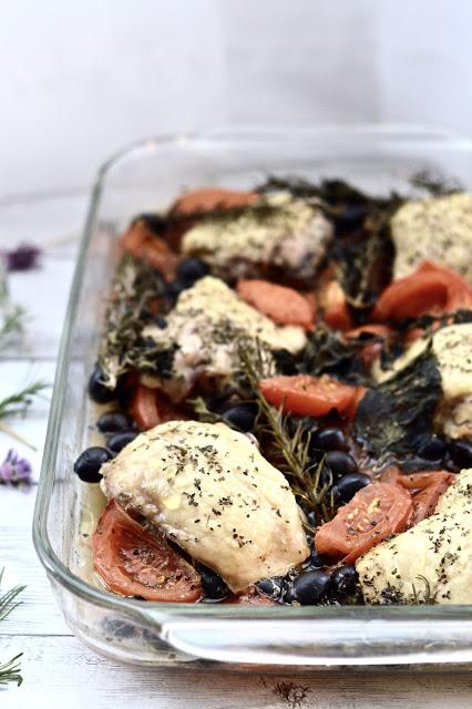 Baked Tomato and Olive Chicken (Paleo, Whole 30, GAPS, SCD, low FODMAP, Gluten Free)