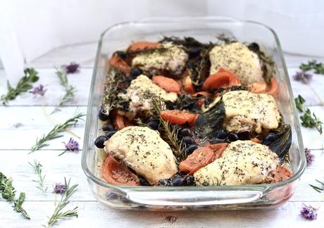 Baked Tomato and Olive Chicken (Paleo, Whole 30, GAPS, SCD, low FODMAP, Gluten Free)