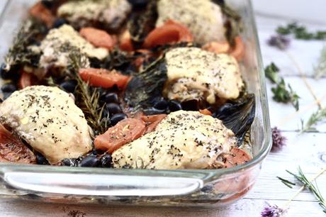 Baked Tomato and Olive Chicken (Paleo, Whole 30, GAPS, SCD, low FODMAP, Gluten Free)