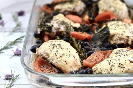 Baked Tomato and Olive Chicken (Paleo, Whole 30, GAPS, SCD, low FODMAP, Gluten Free)