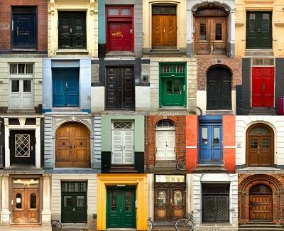 coloured-doors