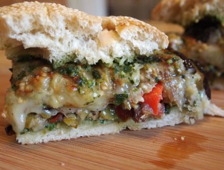 Roasted Eggplant Muffuletta