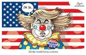 The Summer of Trump: Clown, Gasbag, Monster, Anti-PC Hero, and Other Images of THE DONALD