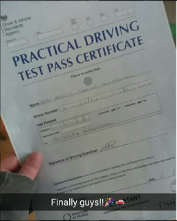 Passing My Driving Test