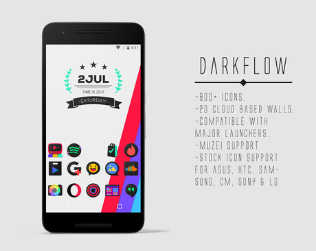 DarkFlow – Icon Pack v1.3 APK