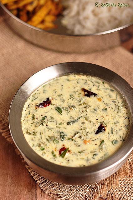 Moru Keerai | Spinach in Coconut Yogurt Gravy