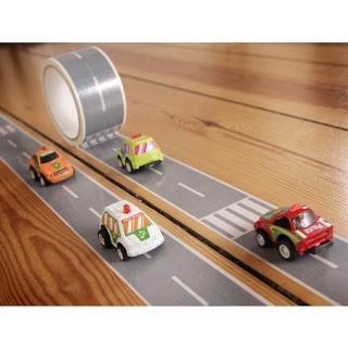 Create a Road Tape with Toy Car Playset, My First Autobahn, 36 Yards X 2 Inch