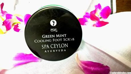 Spa Ceylon Green Mint Cooling Foot Scrub – My Feet Say’s Yeah to this one
