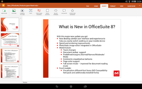 OfficeSuite 8 + PDF to Word - screenshot