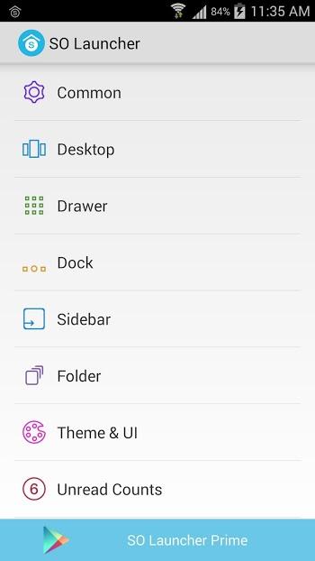    SO Launcher (galaxy launcher)- screenshot  