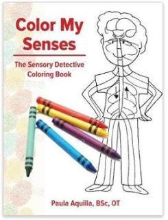 Book Review: Color my Senses: The Sensory Detective Coloring Book by Paula Aquilla BSc, OT, DOMP