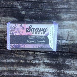 Saavy Naturals Lavender Chamomile Handcrafted Soap