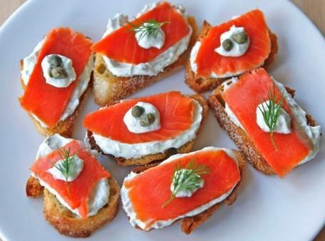 Smoked Salmon Crostini