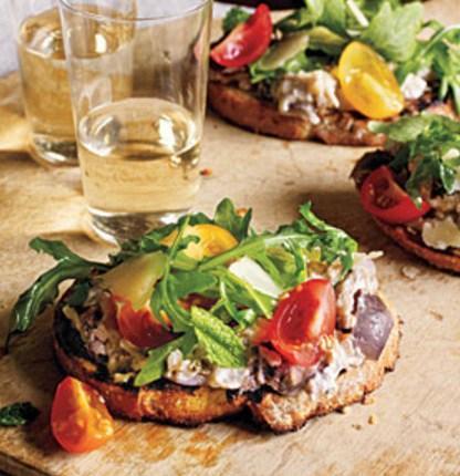 Eggplant Crostini