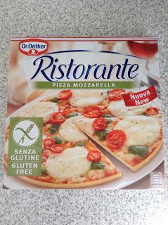 dr oetker gluten free mozarella pizza