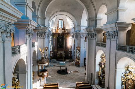 Beautiful inside of Piarist Church