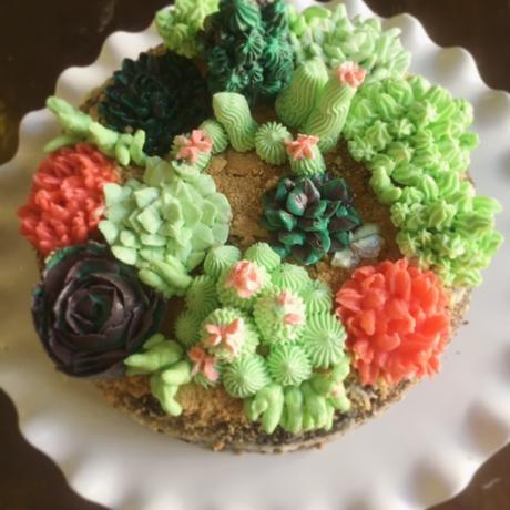 succulent-buttercream-cake